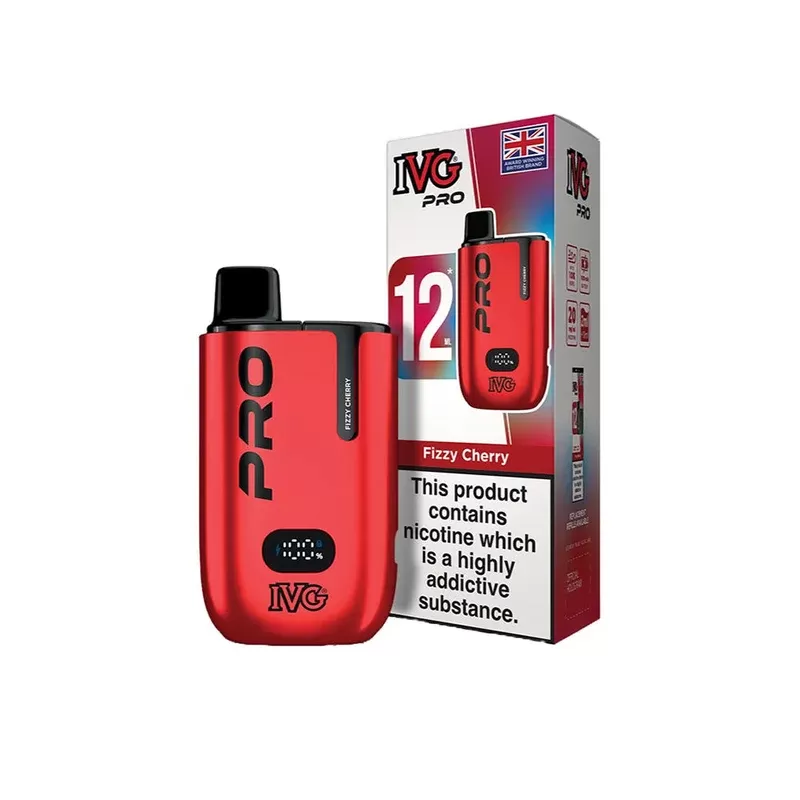 IVG Pro 12 Fizzy Cherry Vape Kit - Nicotine Strength#20mg