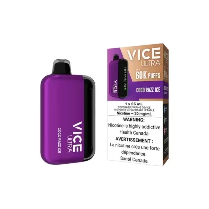 Vice Ultra 60K Disposable Vape – Coco Razz Ice - Eliquidsupply