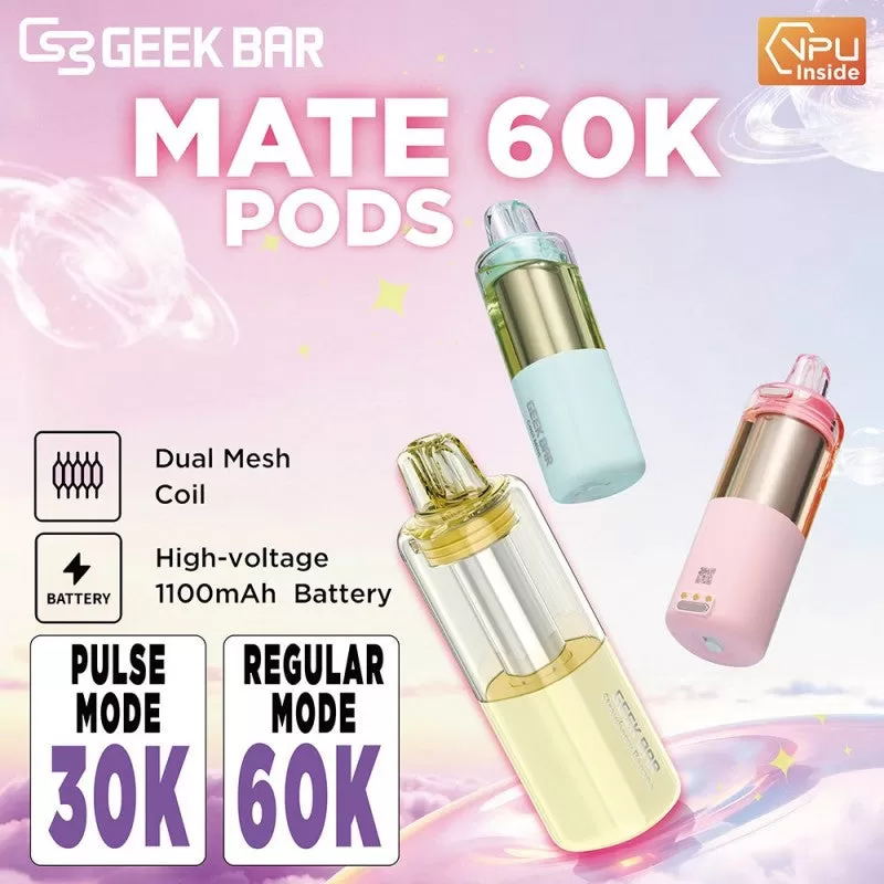 Geek Bar MATE 60K POD - Amazon Lemonade - Vapeciga - Image 3