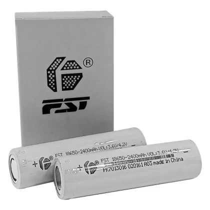 FST 18650 Rechargeable Battery 2400mAh - Single, Pack of 2