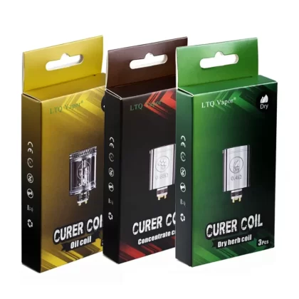 LTQ Vapor CURER Replacement Coil 3pcs/pack - 0.65ohm Concentrate Wax Coil / CN-SZ