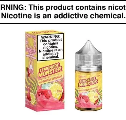 WATERMELON LEMONADE BY LEMONADE MONSTER SALT NIC 30ML - Vapejuice