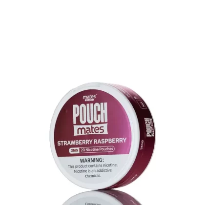 Pouch Mates Strawberry Raspberry Nicotine Pouches - Vape Product, Vape Product