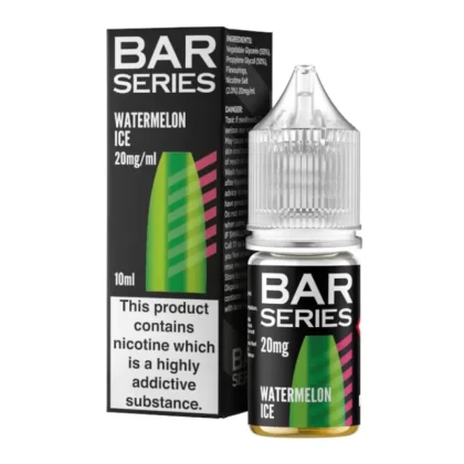Watermelon Ice Nic Salt E-Liquid by Bar Series (10ml) - 5mg