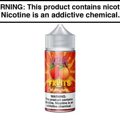 RED APPLE PEACH BY KILLA FRUITS 100ML - Vapejuice