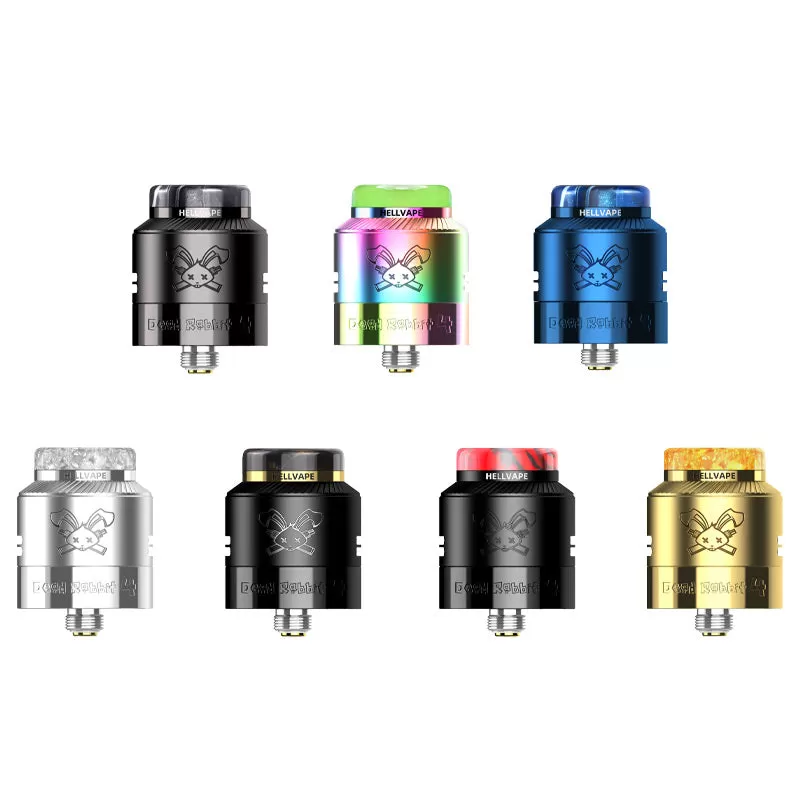 Hellvape Dead Rabbit 4 RDA Atomizer 24mm - Mattle Black - Image 3