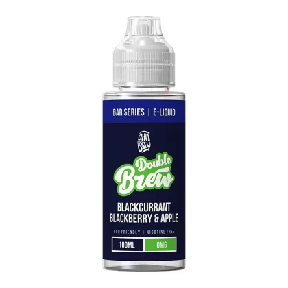 Blackcurrant Blackberry Apple By Double Brew XL 100ml Shortfill - Vape Store
