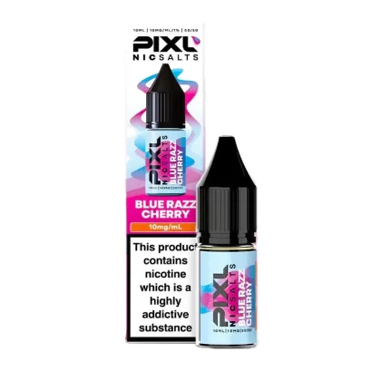 Pixl Blue Razz Cherry Nic Salt E-Liquid - 10 Pack - 20mg
