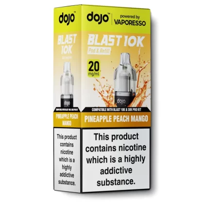 Pineapple Peach Mango Pod & Refill by Dojo Blast 10k - 20 mg/ml (9446A2)