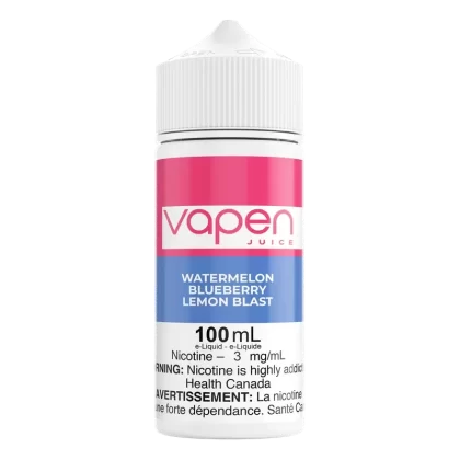 Pastèque Myrtille Lemon Blast – Vapen Juice - 12 mg/mL, 18 mg/mL