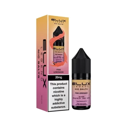 Pink Lemonade Nic Salt E-Liquid by Elux Legend - Strength#10mg>20mg