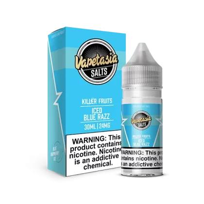 Vapetasia Killer Fruits Salt Iced Blue Razz eJuice - Vape Product; Vape Product, Vape Product (3A2486)