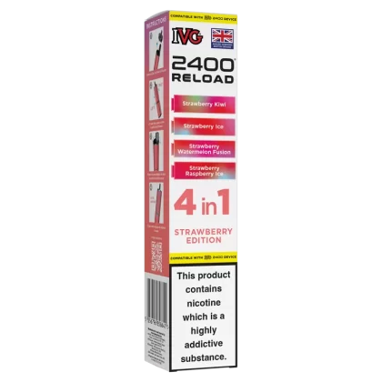 Strawberry Edition IVG 2400 Refill Pods - 20mg - Vape Product (B1A8E3)