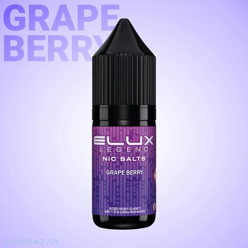 ELUX Legend Nic Salts – Grape Berry - 10mg/ml, 20mg/ml; Glycerin, Nikotinsalz - Image 2