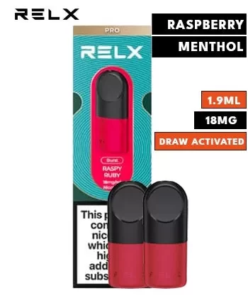 Raspy Ruby Prefilled Pro Pod by Relx - 18mg / 1.9ml