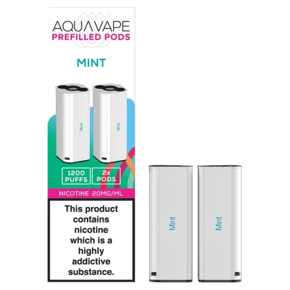 Mint Aquavape 2in1 Pods - 20mg - Vape Product