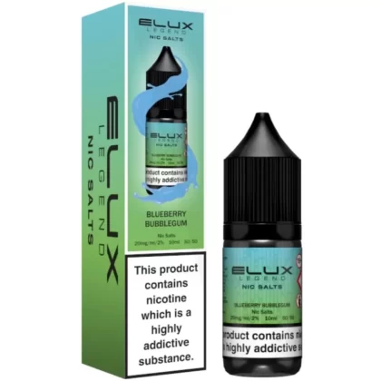 Blueberry Bubblegum Nic Salt E-Liquid Legend Series by ELUX (10ml) - 20mg