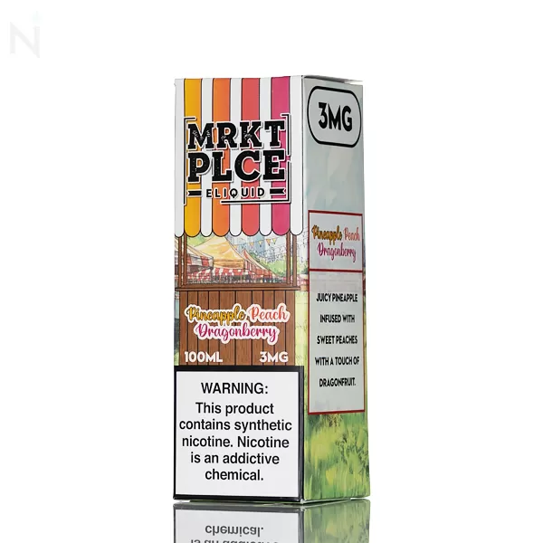 MRKT PLCE E-Liquid - Pineapple Peach Dragonberry - 100mL - Image 3