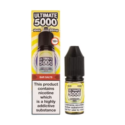 Pineapple Ice Nic Salt E-Liquid by Ultimate 5000 Bar Salt - 10mg
