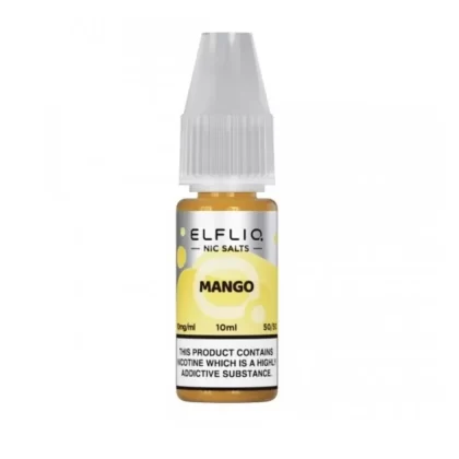 Elfliq Mango 10mg and 20mg Salt Nicotine E Liquid - Vapourdays Co