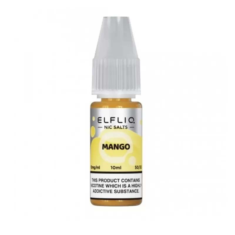 Elfliq Mango 10mg and 20mg Salt Nicotine E Liquid - Vapourdays Co