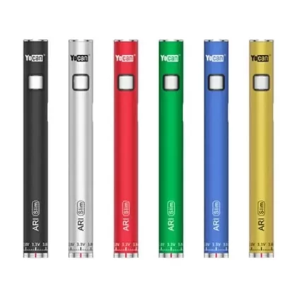Yocan Ari Slim Twist Batteries - Pack Count#Single Pack~Color#Black>Silver>Blue>Red>Green>Gold