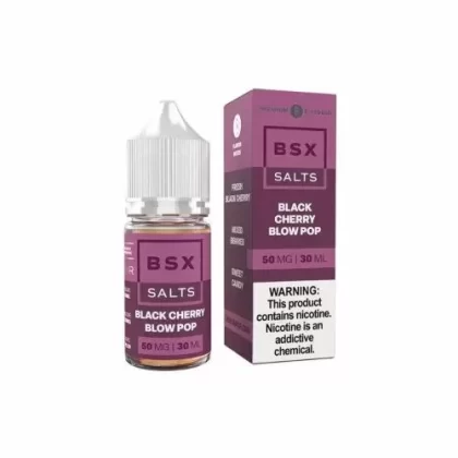 Glas BSX Salt Black Cherry Blow Pop – 30mL