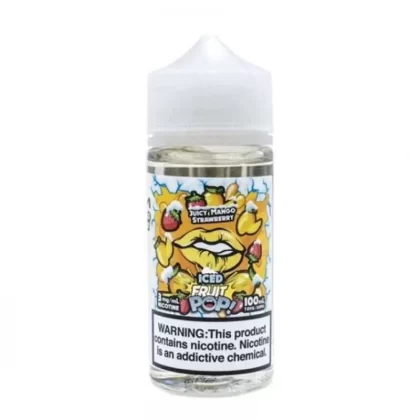 Juicy Mango Strawberry ICED POP 100ml Vape Juice - Vapebazaar Pk