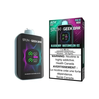 STLTH X GEEK BAR DISPOSABLE – 80k PUFFS – Blueberry Watermelon Ice