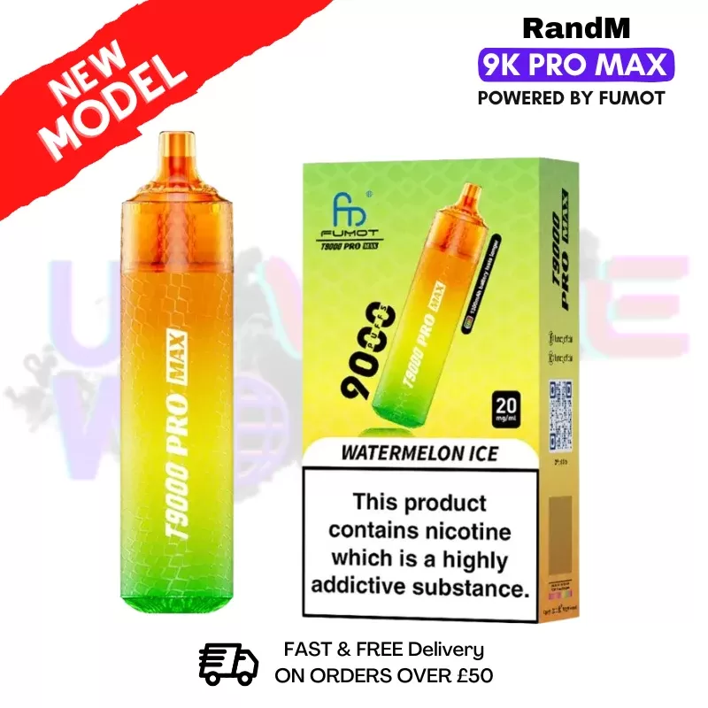 Watermelon ICE RandM T9000 9K Replacable Pod Kit