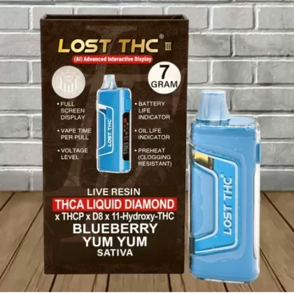 Lost THC V3 Live Resin THCa | D8 | THCP Disposable 7g - strain#Alien OG (Hybrid) DISPOSABLE>Skywalker OG (Indica) DISPOSABLE - OUT OF STOCK>Zkittlez (Indica) DISPOSABLE - OUT OF STOCK>Sour O (623AF7)