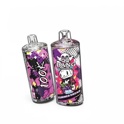 QQ Bang 100k Pro Puffs Crystal 100K Vape 100000 Puffs - Random Mix, Watermelon Ice; 5-nicotine, 2-nicotine (534439)