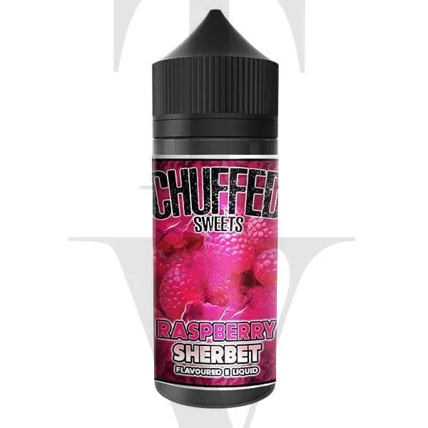 CHUFFED RASPBERRY SHERBET SWEETS RANGE 100ML SHORTFILL ELIQUID