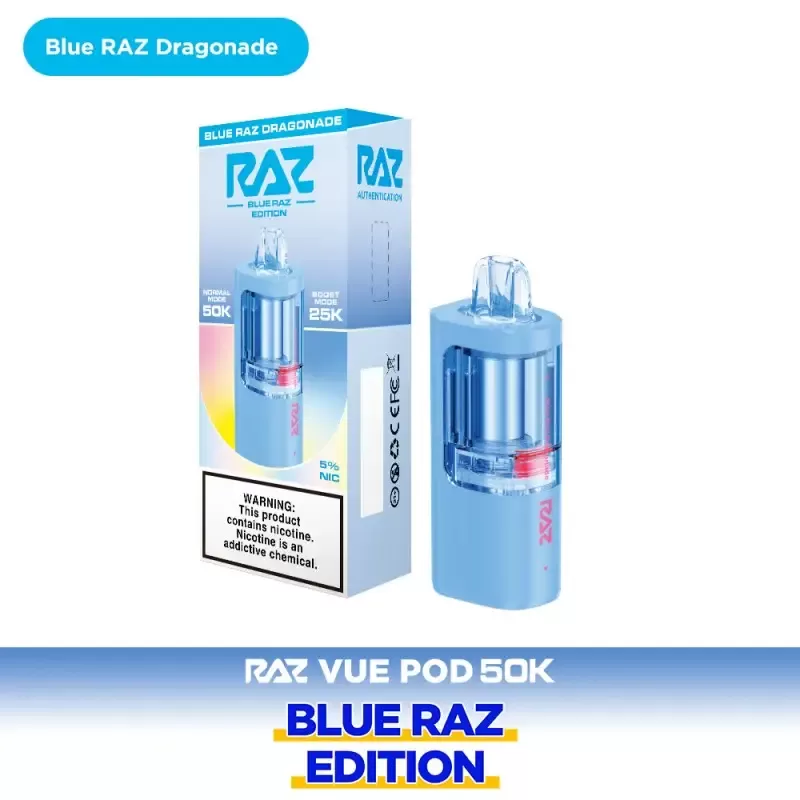 RAZ VUE Disposable Blue Raz Dragonade (POD ONLY)