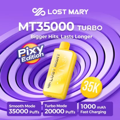 Lost Mary MT35K "Pixy Edition" Disposable Device - 35,000 Puffs - Purple Pixy