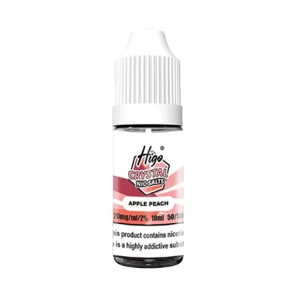 Higo Crystal Apple Peach Nic Salt Vape Juice - 10mg
