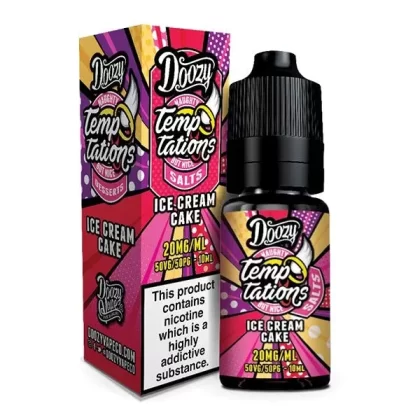 DOOZY TEMPTATIONS ICE CREAM CAKE 10ML NIC SALT E-LIQUID