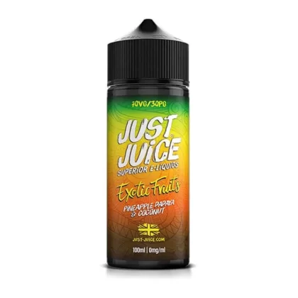 Pineapple Papaya Coconut By Just Juice Exotic Range 100ml Shortfill - Vape Store