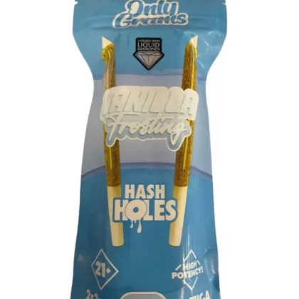Vanilla Frosting Only Grams THCA Hash Holes 2x2G
