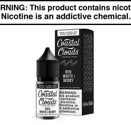 RED WHITE AND BERRY BY COASTAL CLOUDS SALT 30ML - Vapejuice