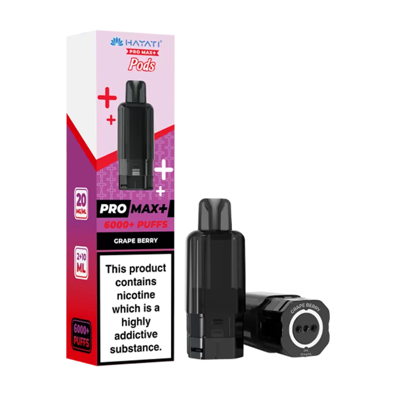 Grape Berry Hayati Pro Max+ Refill Pack - Ecigwizard
