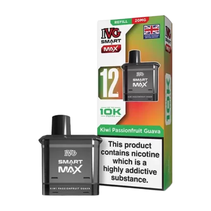 Kiwi Passionfruit Guava IVG Smart Max Refill Pack - Ecigwizard