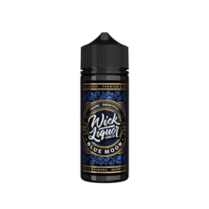 Wick Liquor Blue Moon 100ml Shortfill E-Liquid - Vapestore Co