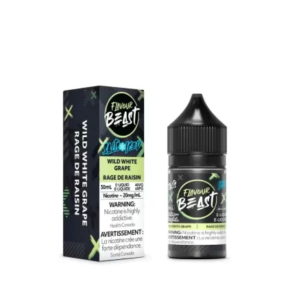 Flavour Beast E-Liquid Wild White Grape Iced Salt (30mL/60mL)