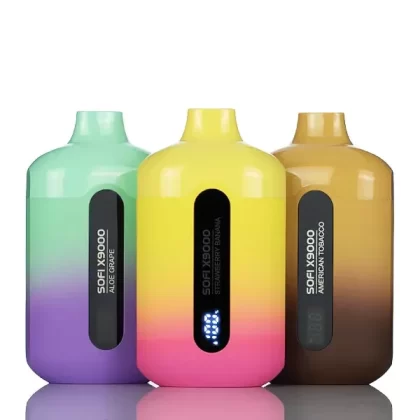 SOFI X9000 9000 Puffs Dual Mesh No Nicotine Disposable Vape - 18ml