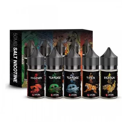 Shijin Vapor Salt TFN Premium E-Liquid 30ml - Tiger Peach Mango / 24mg