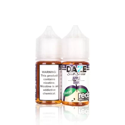 7 Daze Salt Series E-Juice – Grape Reds Apple E Juice – 30ml