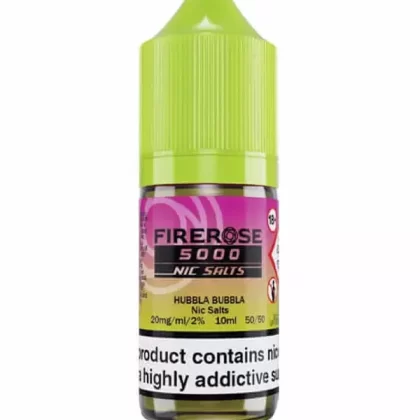 Hubbla Bubbla Elux Firerose 5000 Nic Salt E-Liquid - 10mg