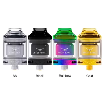 Oumier Wasp Nano RTA Rebuildable Tank Atomizer 2ml - Gold