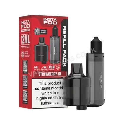 Insta Pod Strawberry Ice Pods - Vapestreams Co